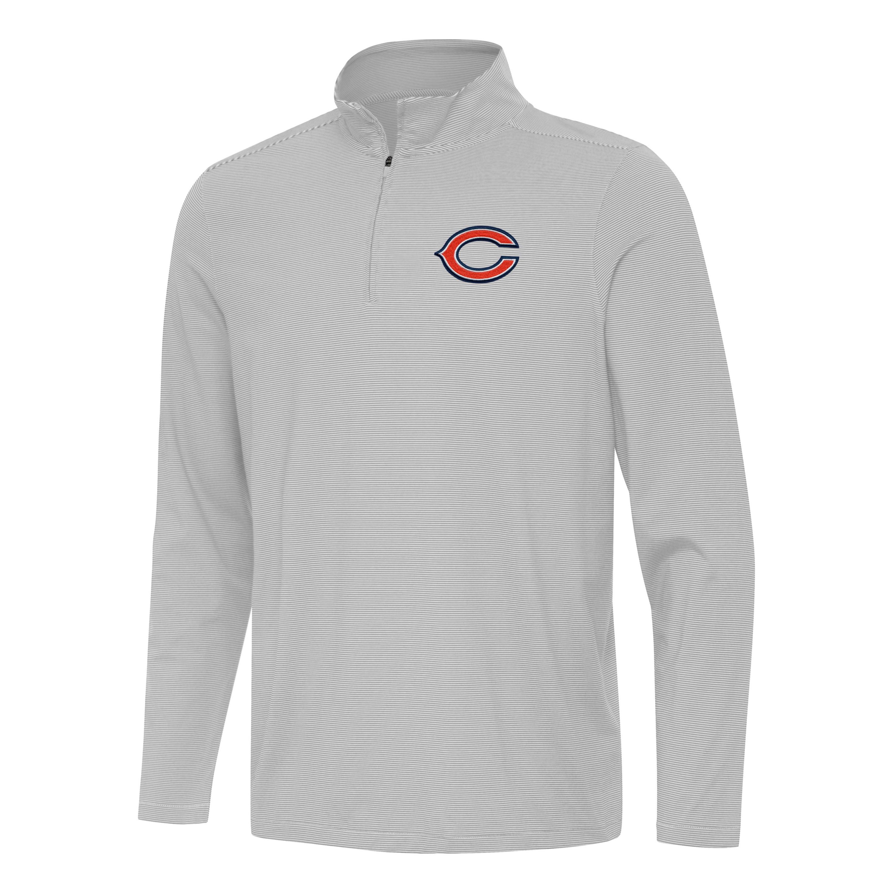 Antigua NFL Chicago Bears Mens Twine 1/4 Zip Pullover