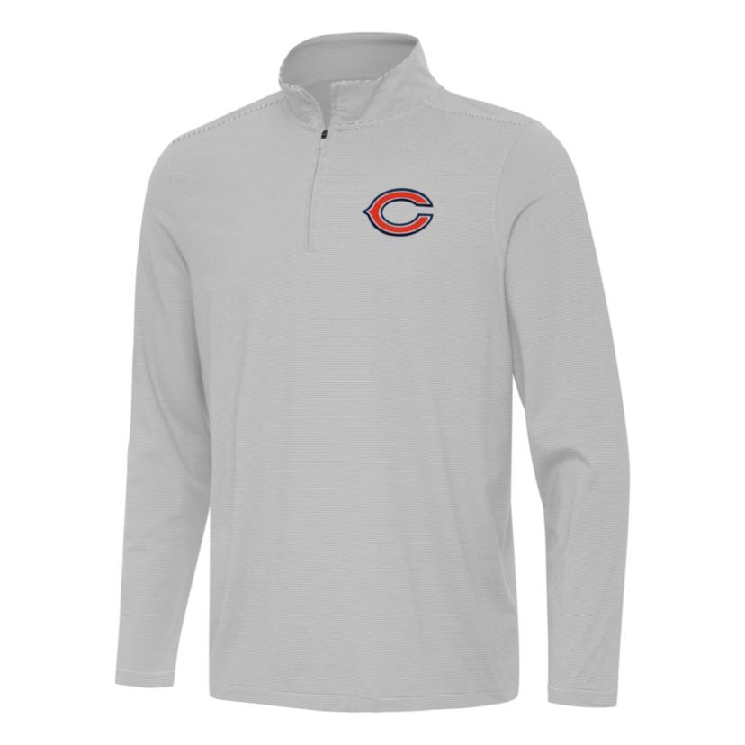 Antigua NFL Chicago Bears Mens Twine 1/4 Zip Pullover