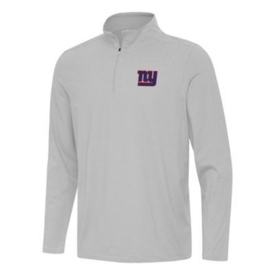 Antigua NFL New York Giants Men's Twine 1/4 Zip Pullover, XL