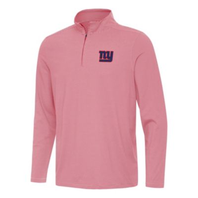 Antigua NFL New York Giants Men's Twine 1/4 Zip Pullover, Red, 2XL