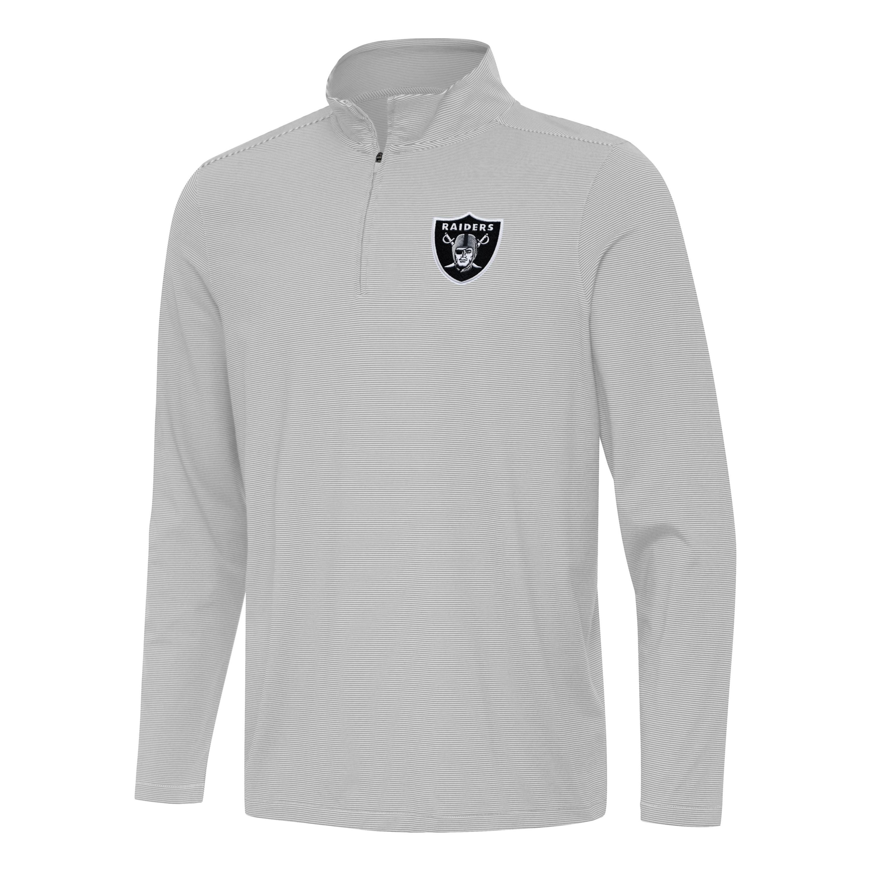 Antigua NFL Las Vegas Raiders  Mens Twine 1/4 Zip Pullover