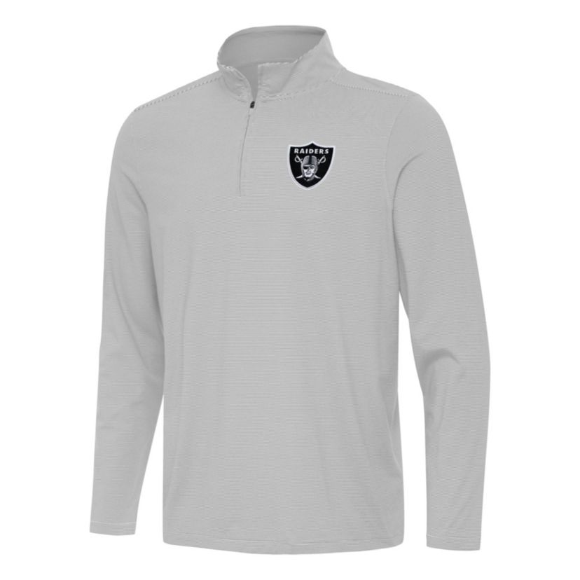 Antigua NFL Las Vegas Raiders  Mens Twine 1/4 Zip Pullover