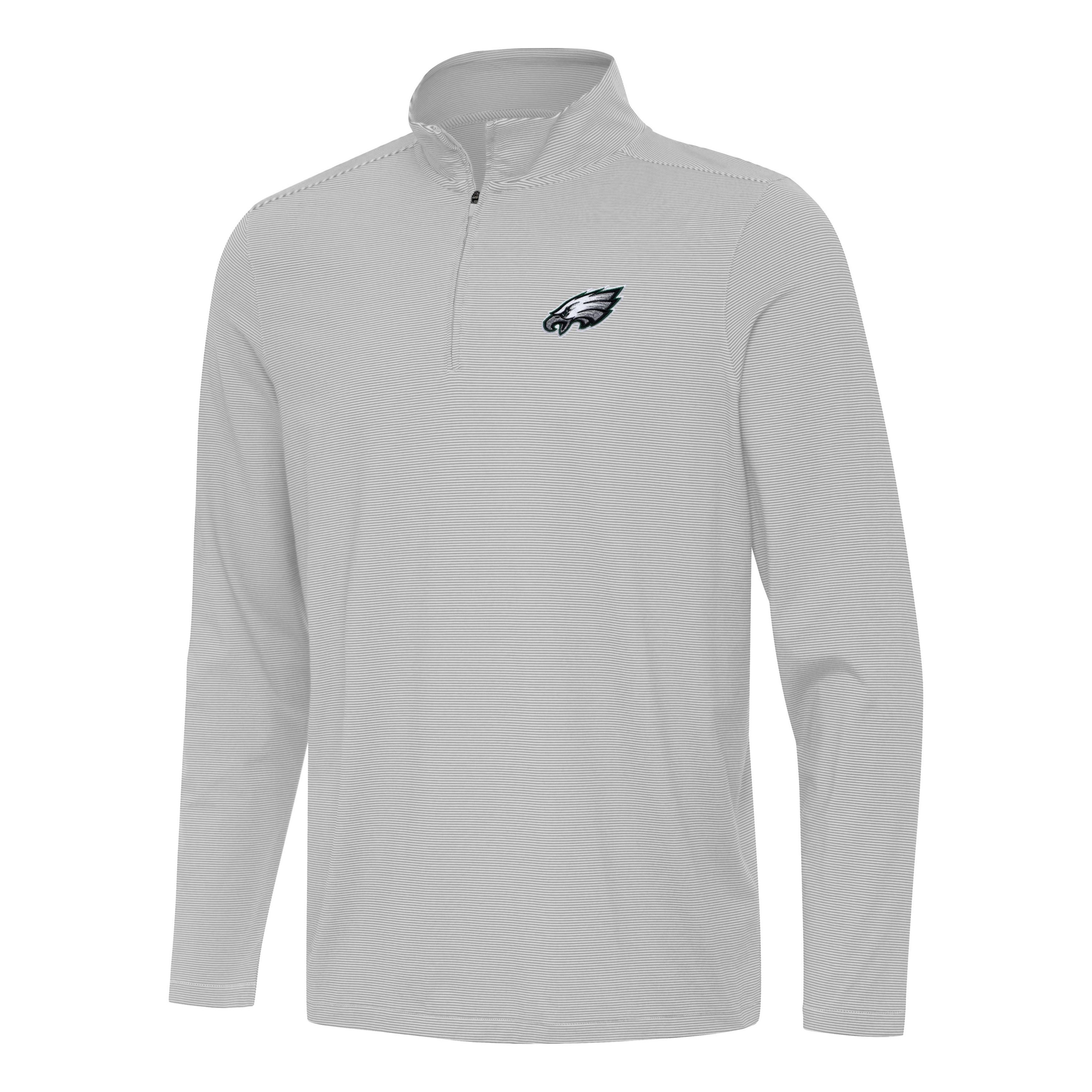 Antigua NFL Philadelphia Eagles Mens Twine 1/4 Zip Pullover