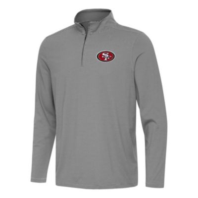 Antigua NFL San Francisco 49ers Men's Twine 1/4 Zip Pullover, 3XL