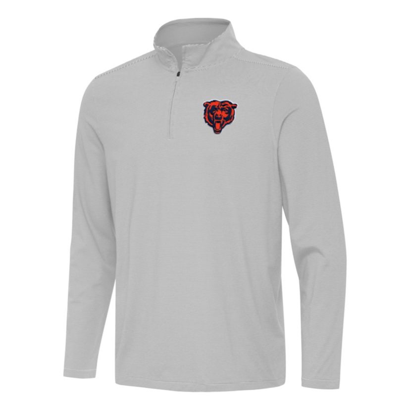 Antigua NFL Chicago Bears Mens Twine 1/4 Zip Pullover