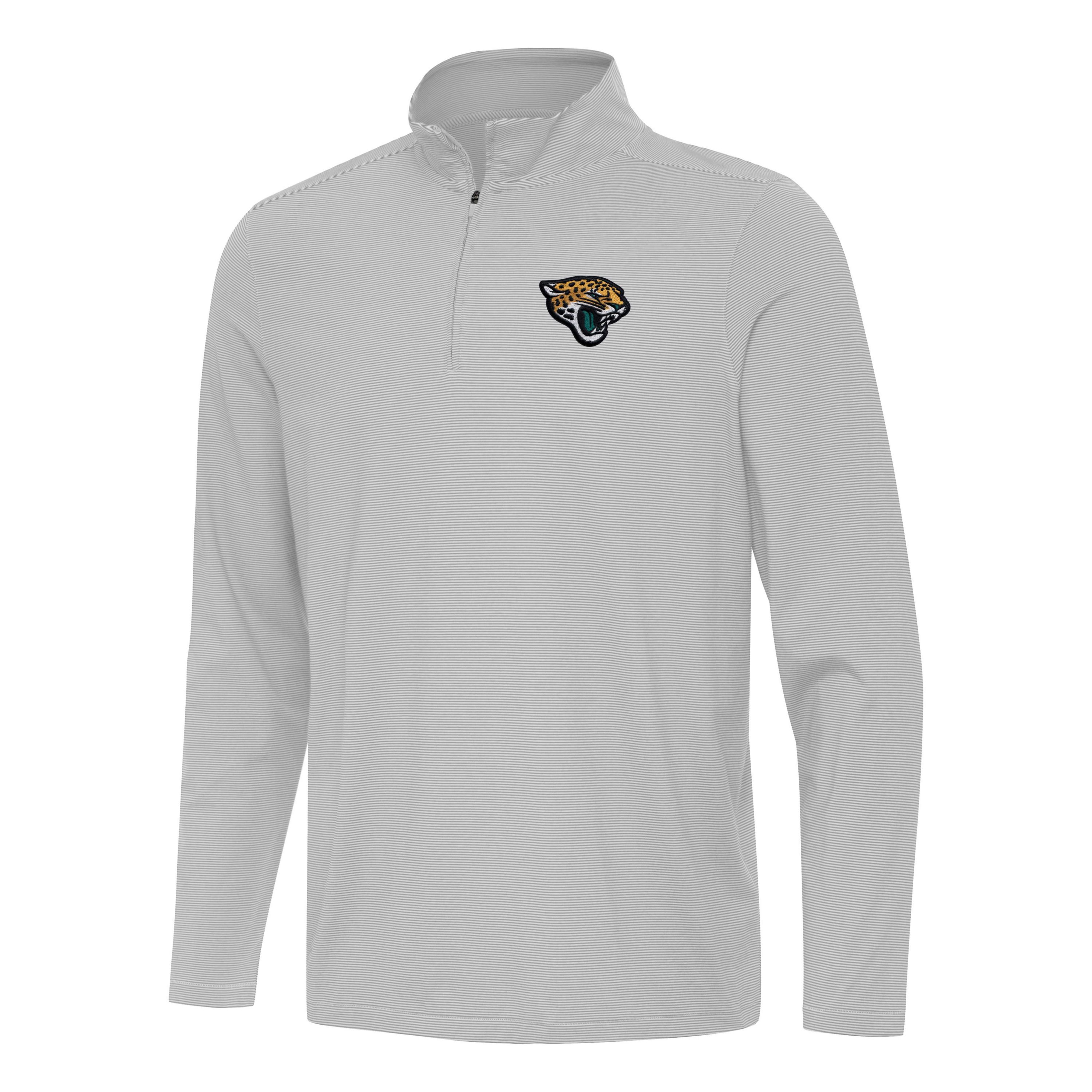 Antigua NFL Jacksonville Jaguars Mens Twine 1/4 Zip Pullover