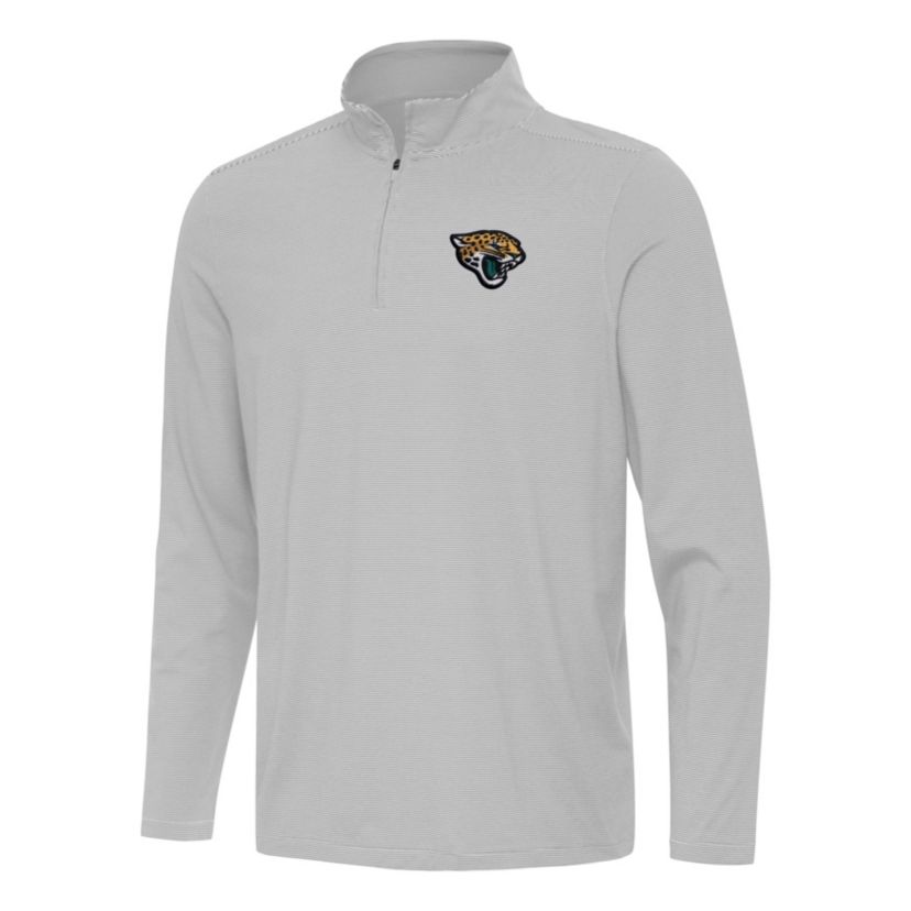 Antigua NFL Jacksonville Jaguars Mens Twine 1/4 Zip Pullover