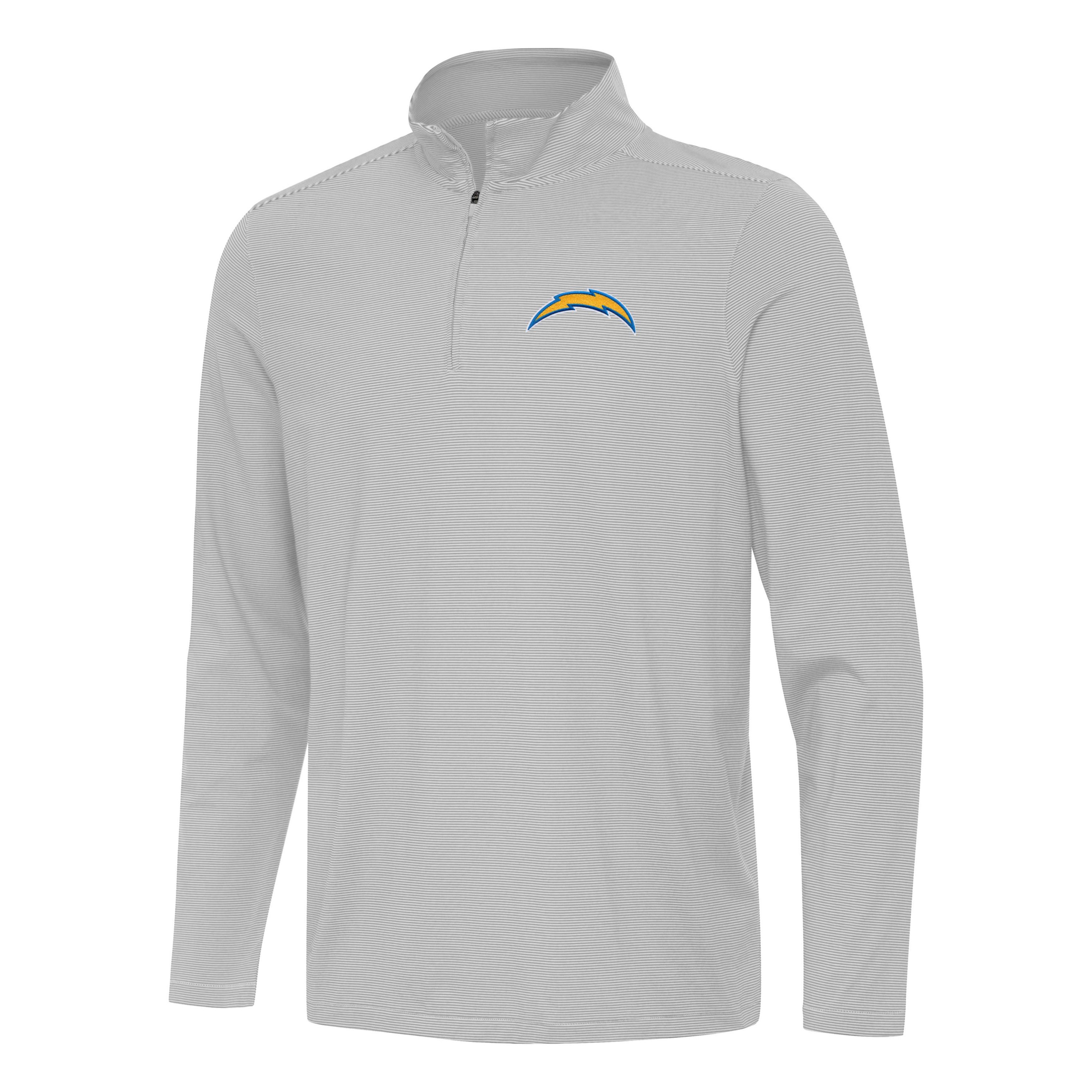 Antigua NFL Los Angeles Chargers Mens Twine 1/4 Zip Pullover