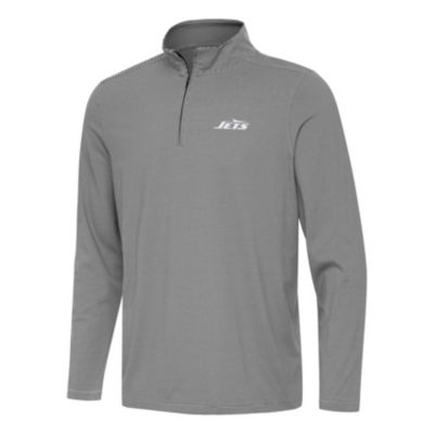 Antigua NFL New York Jets Men's Twine 1/4 Zip Pullover, Large