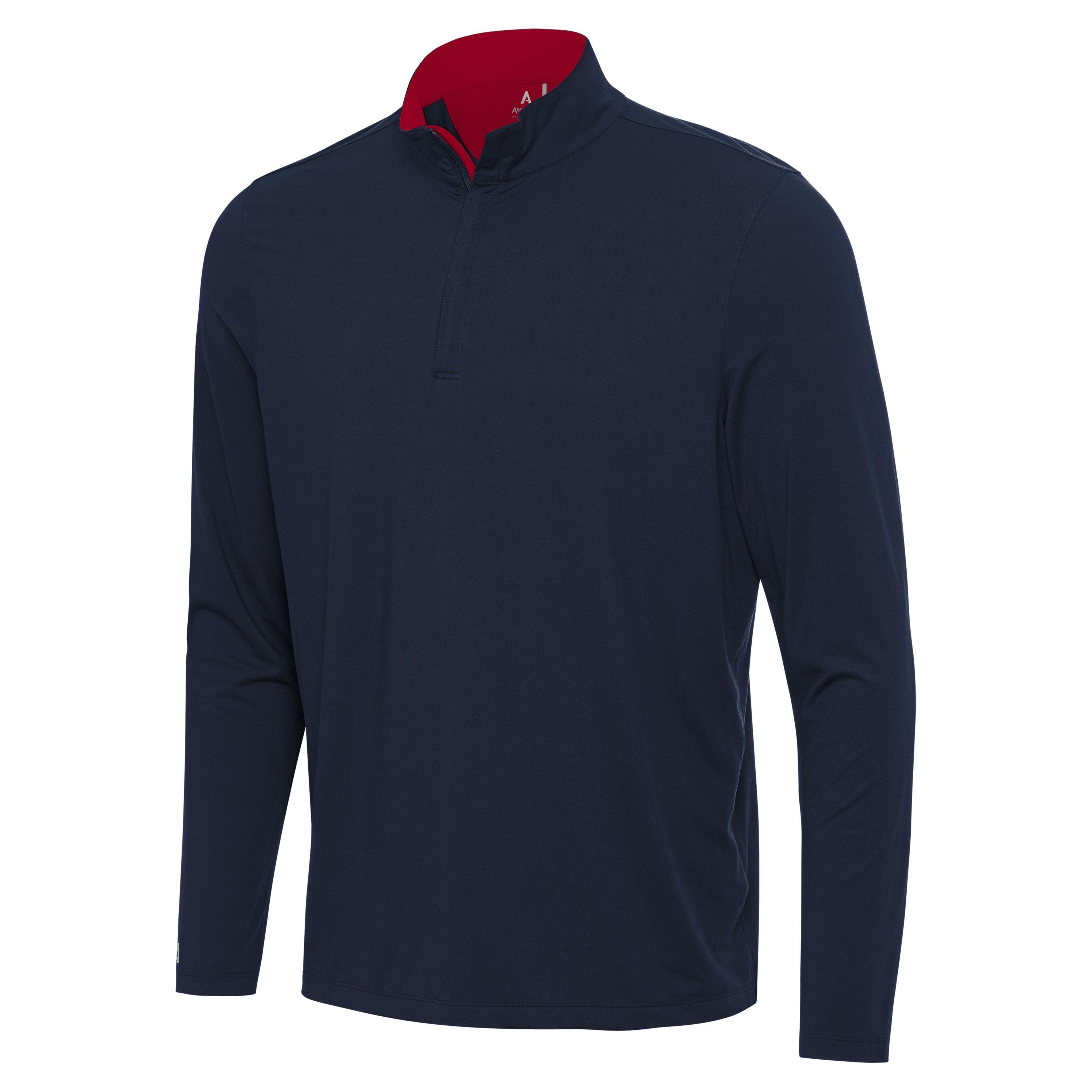 Antigua BLANK Mens Content 1/4 Zip Pullover