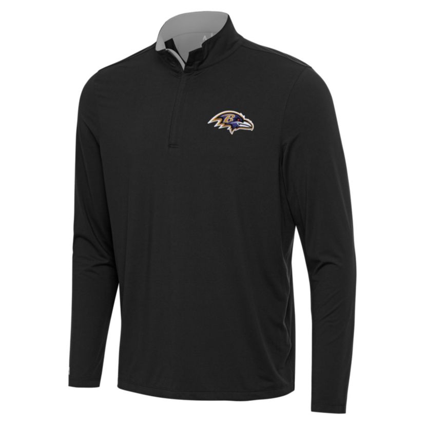 Antigua NFL Baltimore Ravens Mens Content 1/4 Zip Pullover