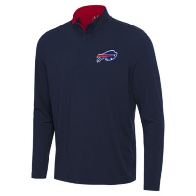 Antigua NFL Buffalo Bills Men's Content 1/4 Zip Pullover, Red, Large