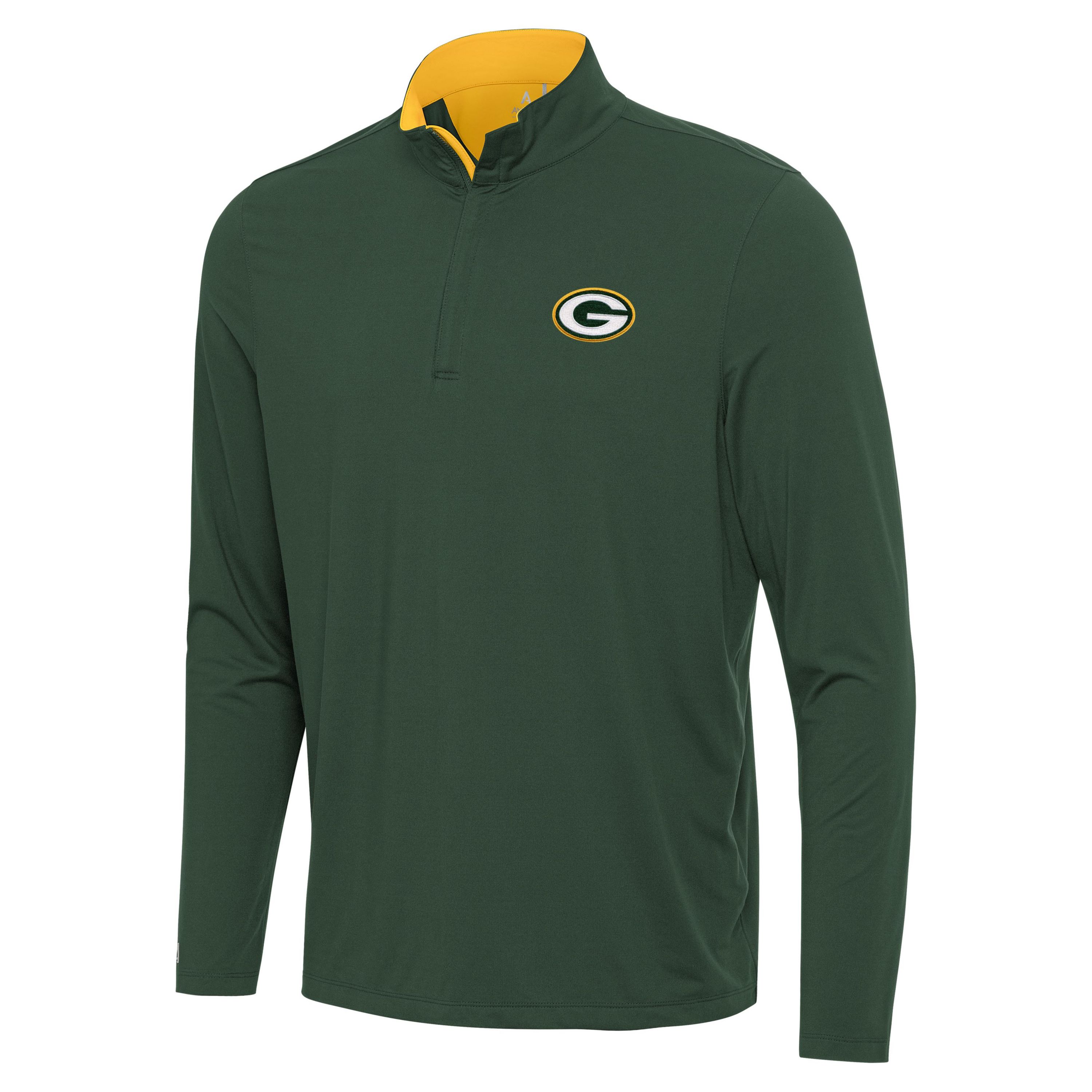 Antigua NFL Green Bay Packers Mens Content 1/4 Zip Pullover