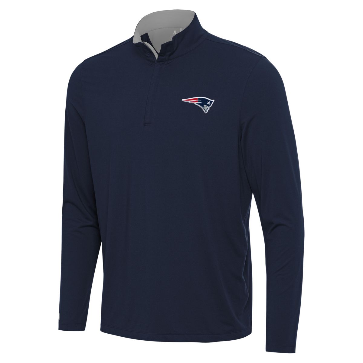 Antigua NFL New England Patriots Mens Content 1/4 Zip Pullover