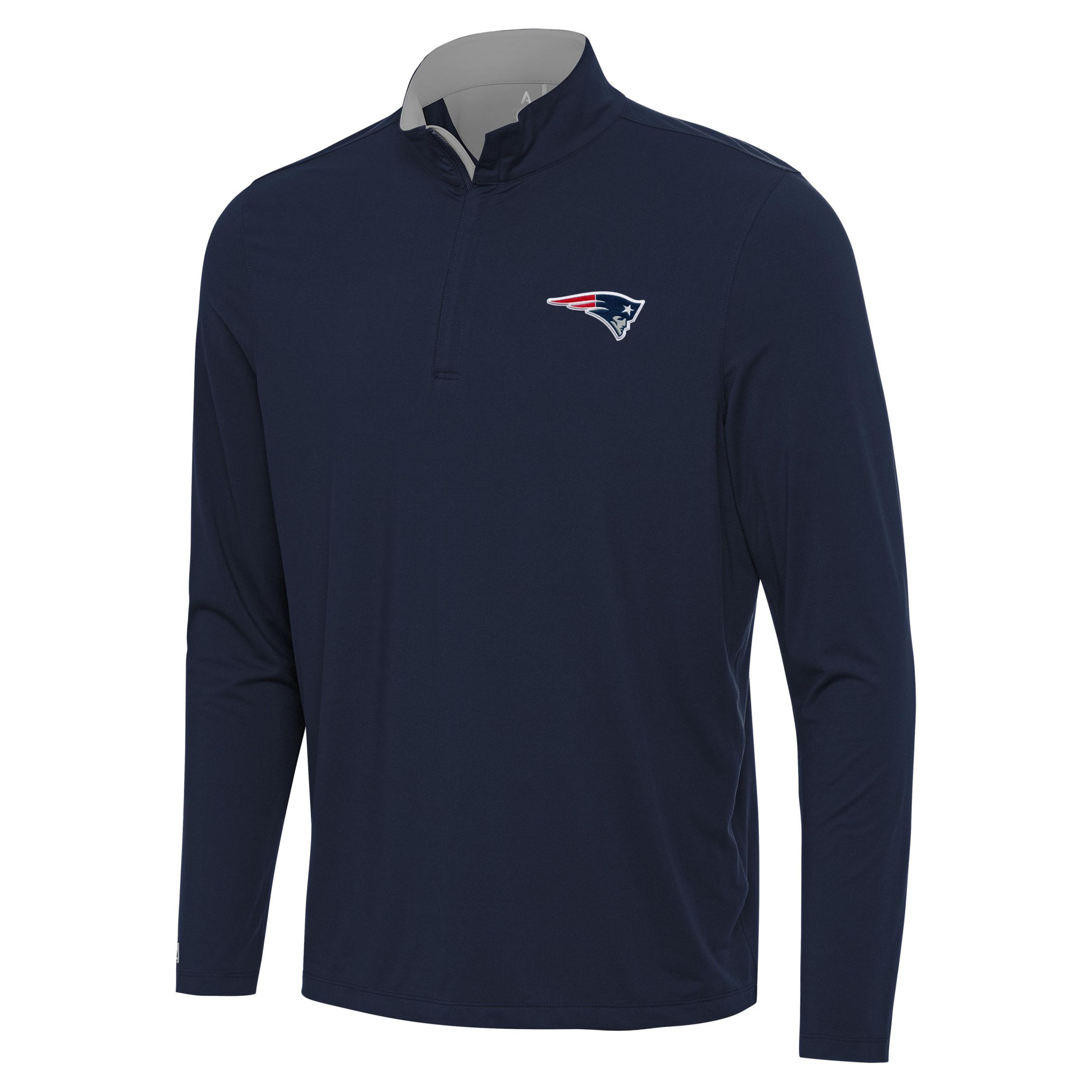 Antigua NFL New England Patriots Mens Content 1/4 Zip Pullover