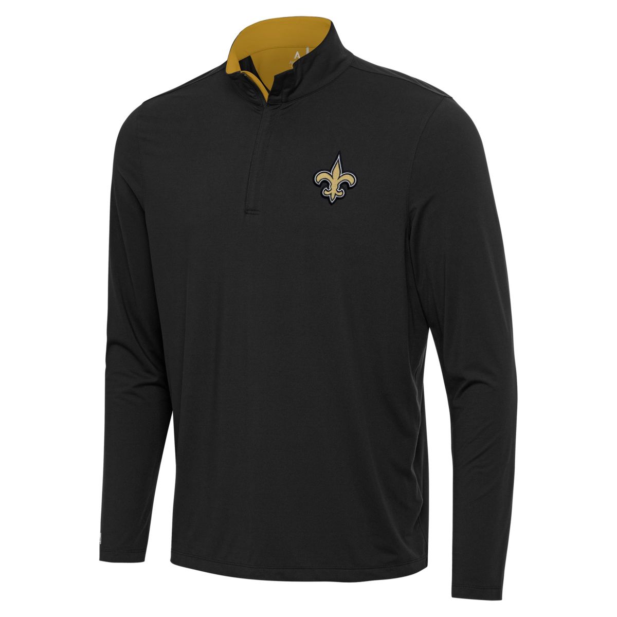 Antigua NFL New Orleans Saints Mens Content 1/4 Zip Pullover