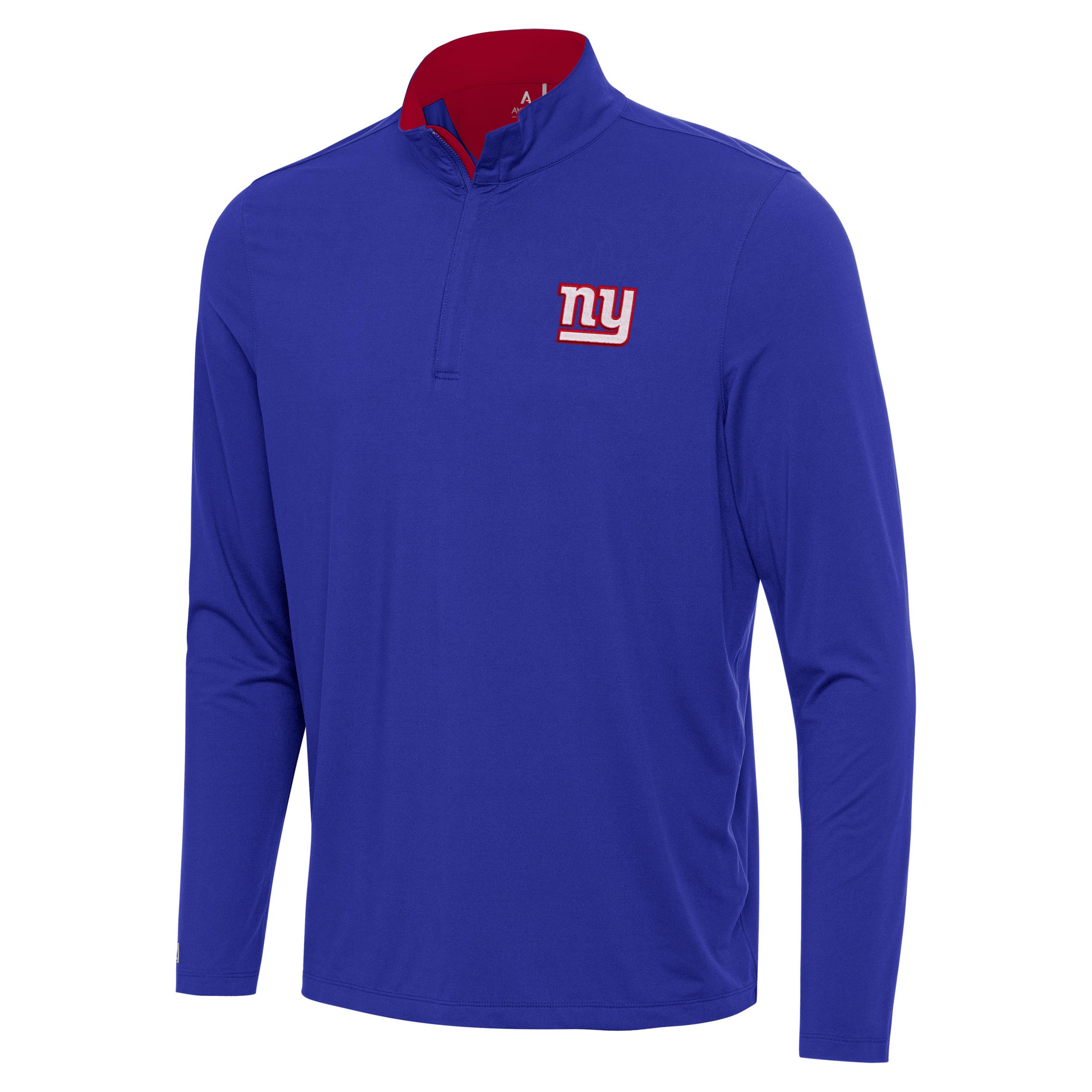 Antigua NFL New York Giants Mens Content 1/4 Zip Pullover
