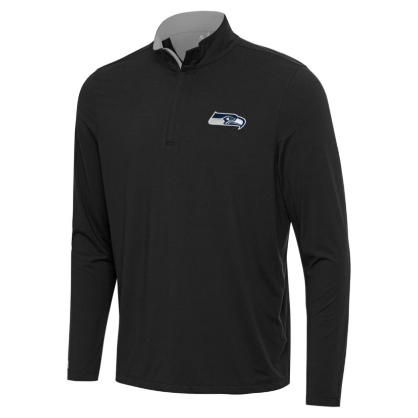 Antigua NFL Seattle Seahawks Mens Content 1/4 Zip Pullover
