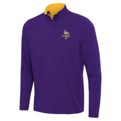 Antigua NFL Minnesota Vikings Men's Content 1/4 Zip Pullover, Small