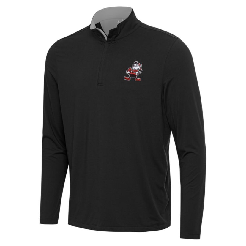 Antigua NFL Cleveland Browns Mens Content 1/4 Zip Pullover