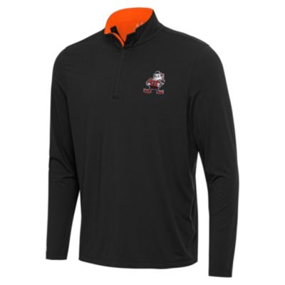 Antigua NFL Cleveland Browns Men's Content 1/4 Zip Pullover, Large