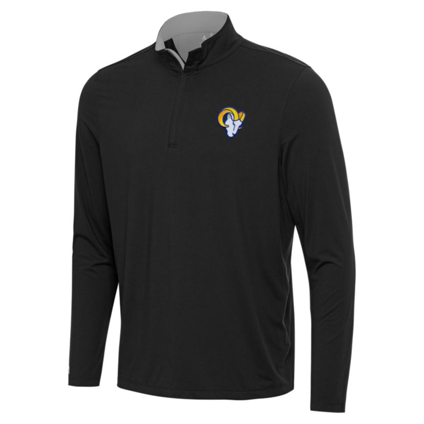 Antigua NFL Los Angeles Rams Mens Content 1/4 Zip Pullover
