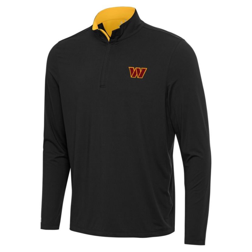 Antigua NFL Washington Commanders Mens Content 1/4 Zip Pullover