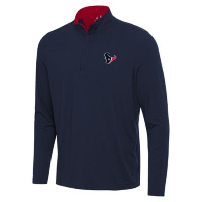 Antigua NFL Houston Texans Men's Content 1/4 Zip Pullover, Red, XL