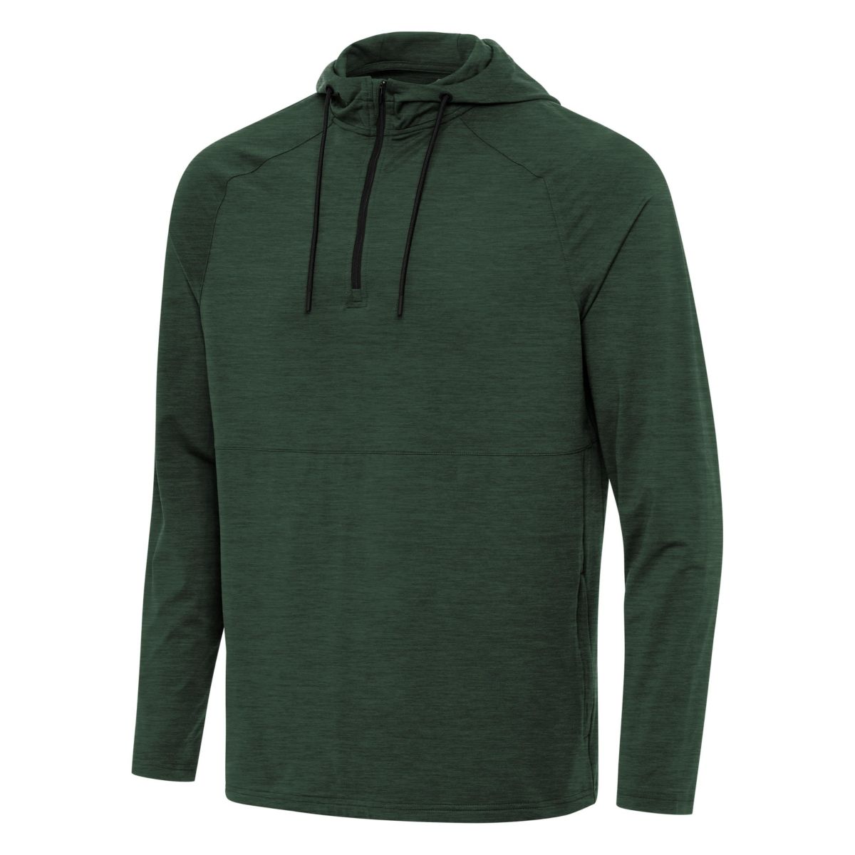 Antigua BLANK Mens Spikes 1/4 Zip Pullover Hood