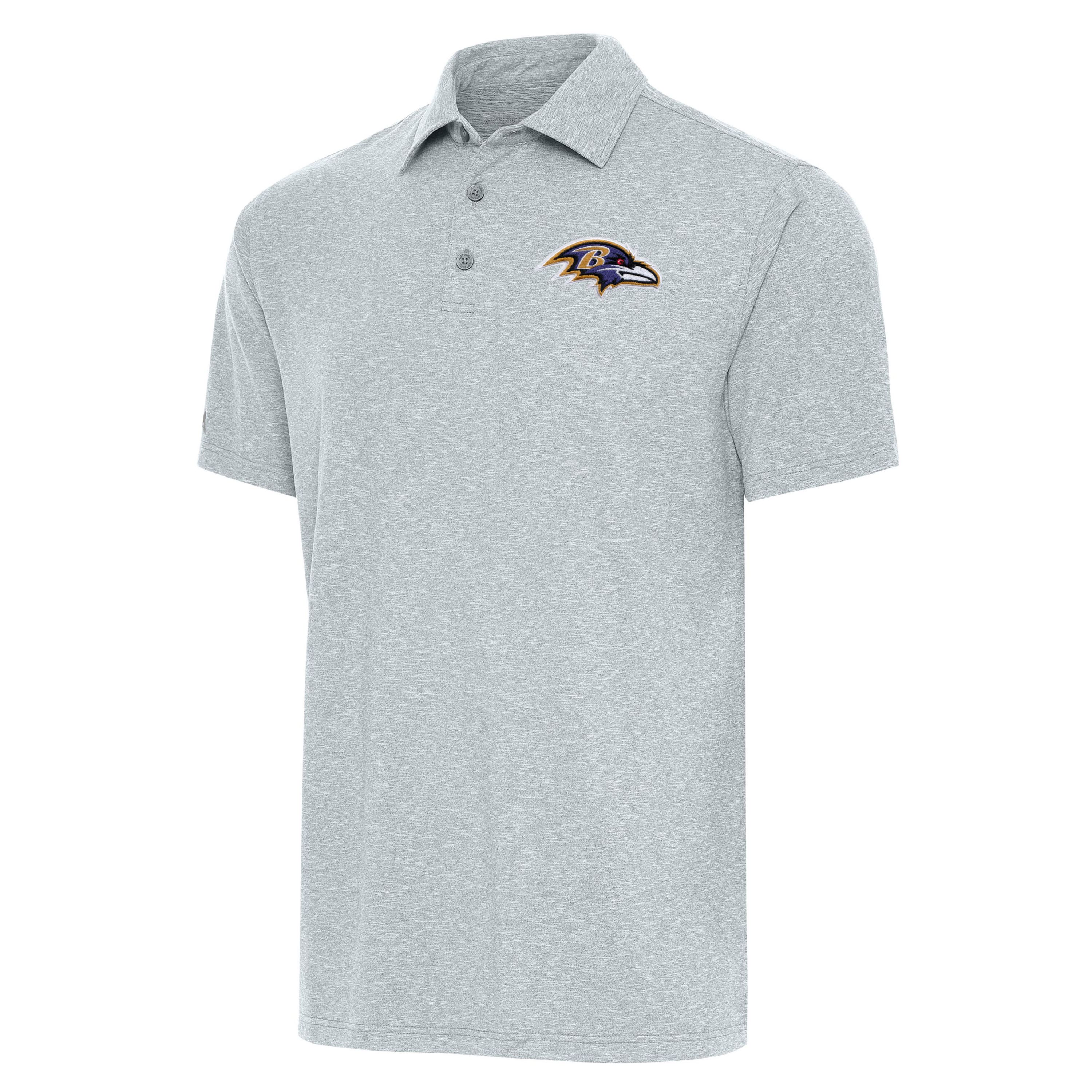 Antigua NFL Baltimore Ravens Mens Par 3 Polo Tall