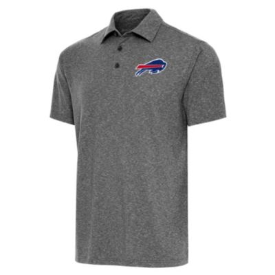 Antigua NFL Buffalo Bills Men's Par 3 Polo Tall, Black, 3XL Tall