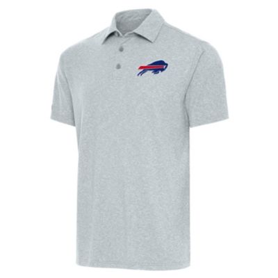 Antigua NFL Buffalo Bills Men's Par 3 Polo Tall, Grey, XL Tall