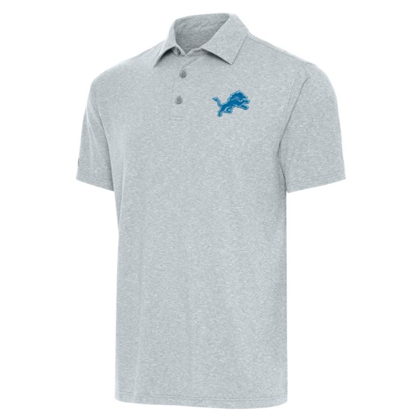 Antigua NFL Detroit Lions Mens Par 3 Polo Tall