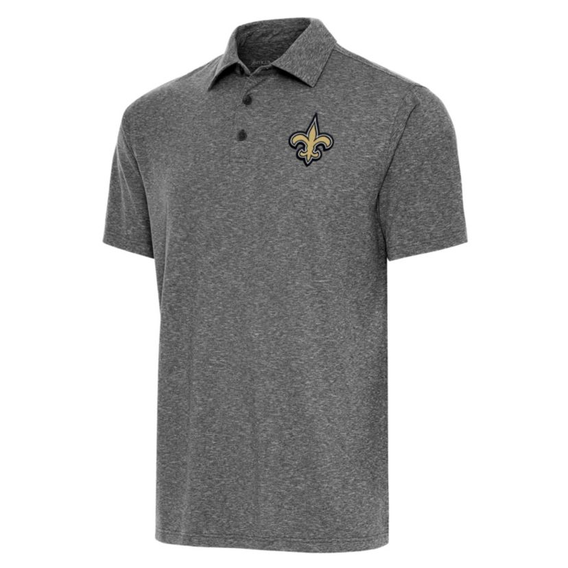 Antigua NFL New Orleans Saints Mens Par 3 Polo Tall