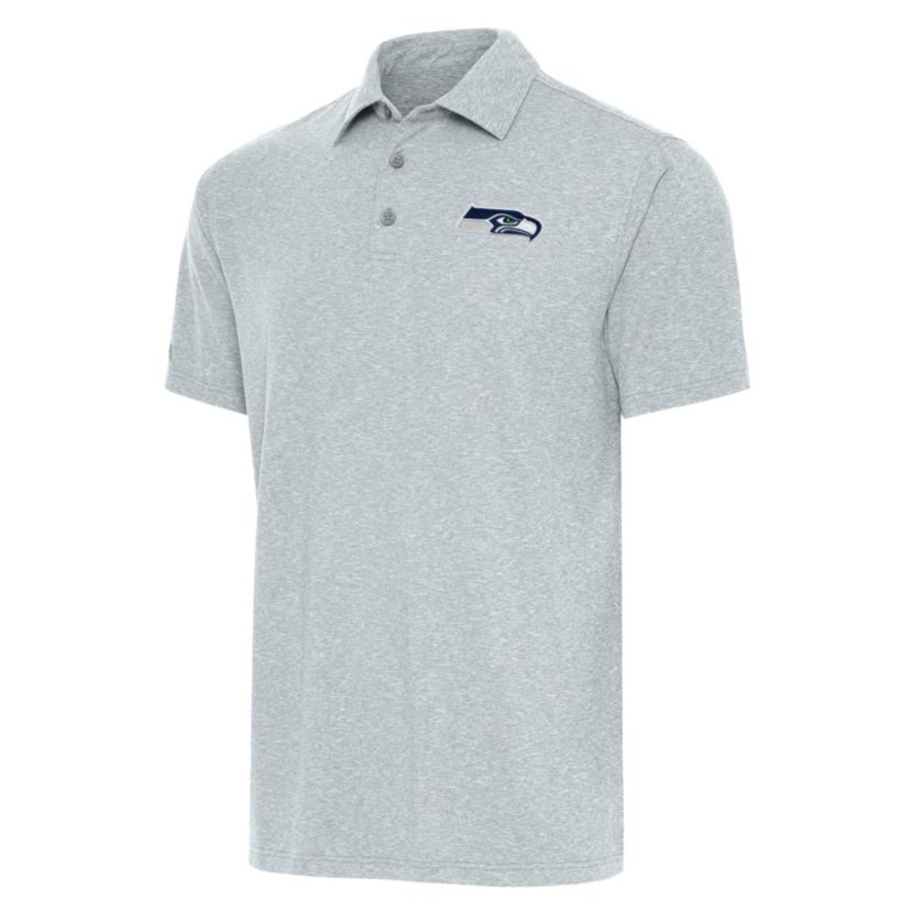 Antigua NFL Seattle Seahawks Mens Par 3 Polo Tall