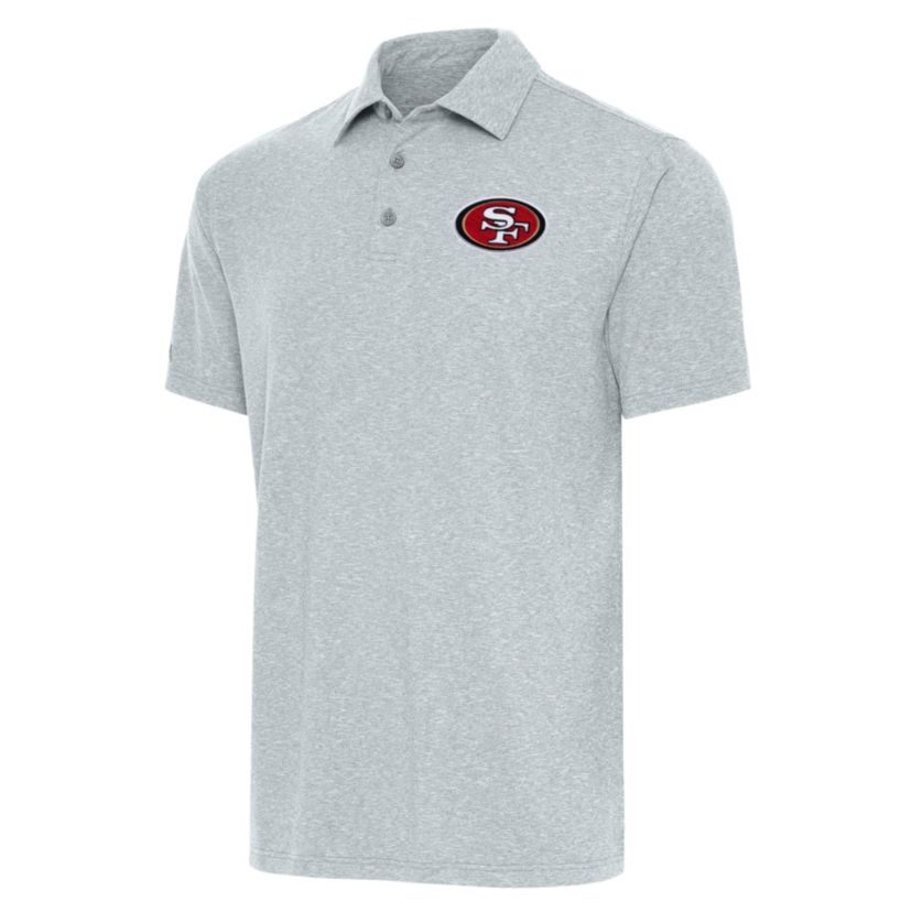 Antigua NFL San Francisco 49ers Mens Par 3 Polo Tall