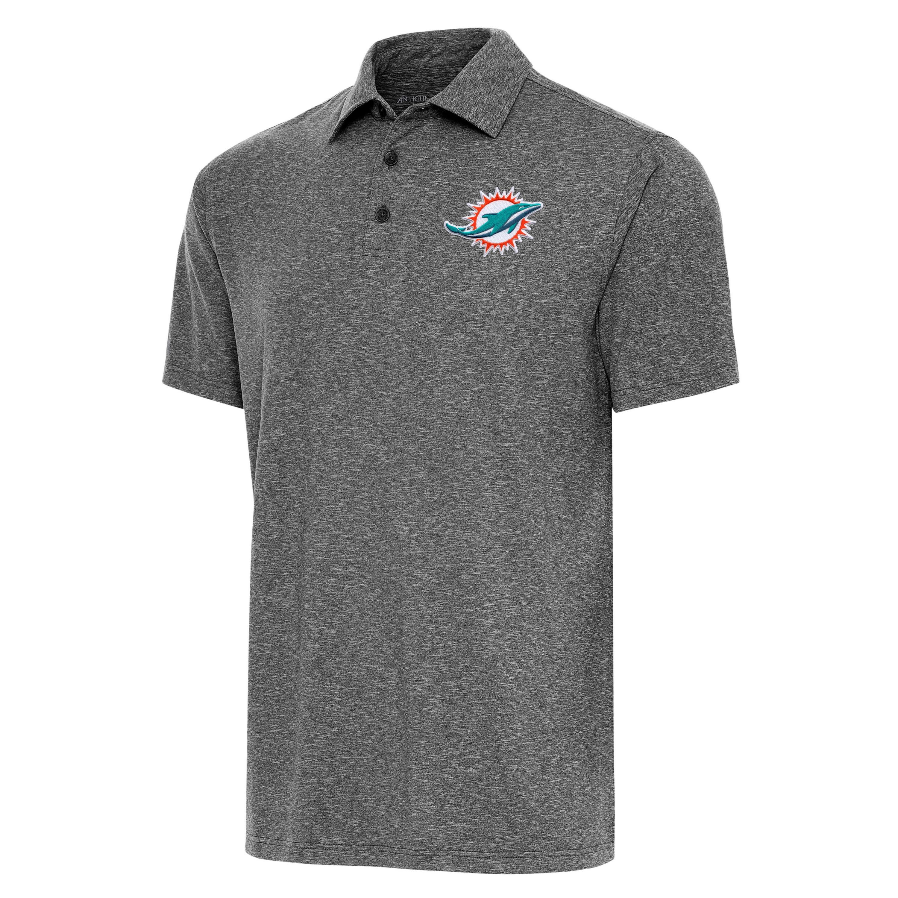 Antigua NFL Miami Dolphins Mens Par 3 Polo Tall