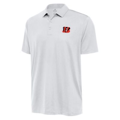 Antigua NFL Cincinnati Bengals Men's Ellipse Polo Tall, White, 4XL Tall