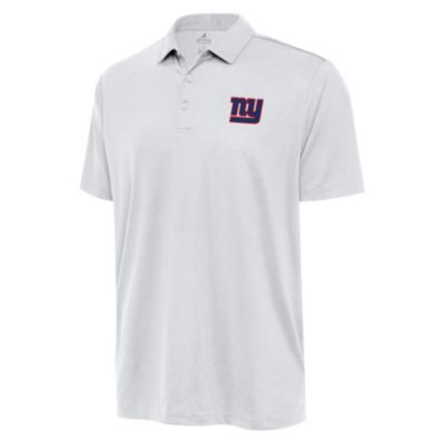 Antigua NFL New York Giants Men's Ellipse Polo Tall, White, 4XL Tall