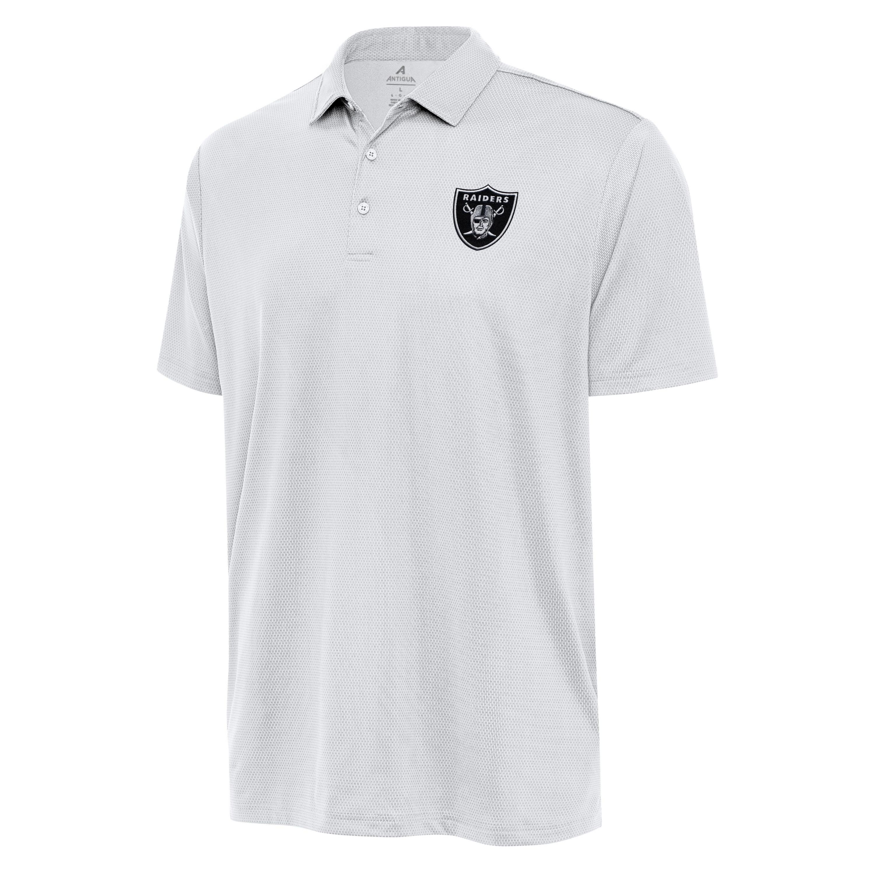 Antigua NFL Las Vegas Raiders  Mens Ellipse Polo Tall