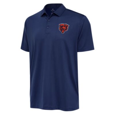 Antigua NFL Chicago Bears Men's Ellipse Polo Tall, Navy Blue, 4XL Tall