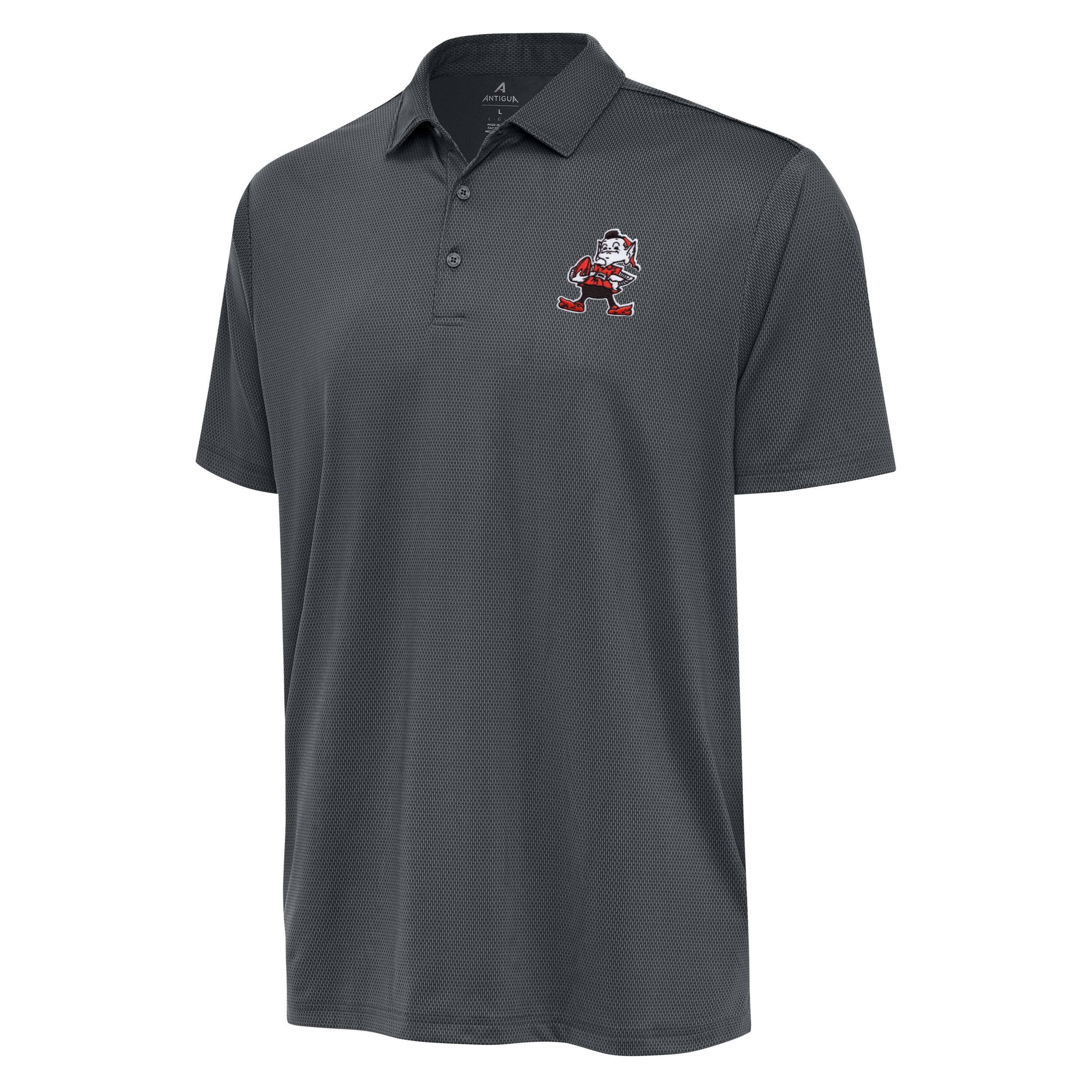 Antigua NFL Cleveland Browns Mens Ellipse Polo Tall