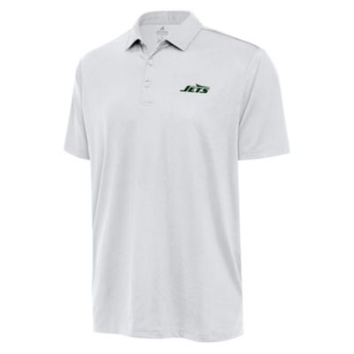 Antigua NFL New York Jets Men's Ellipse Polo Tall, White, 4XL Tall