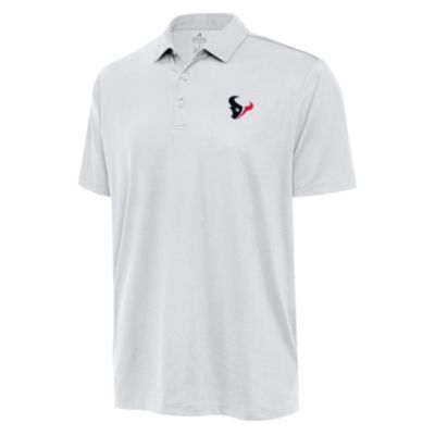 Antigua NFL Houston Texans Men's Ellipse Polo Tall, White, 2XL Tall