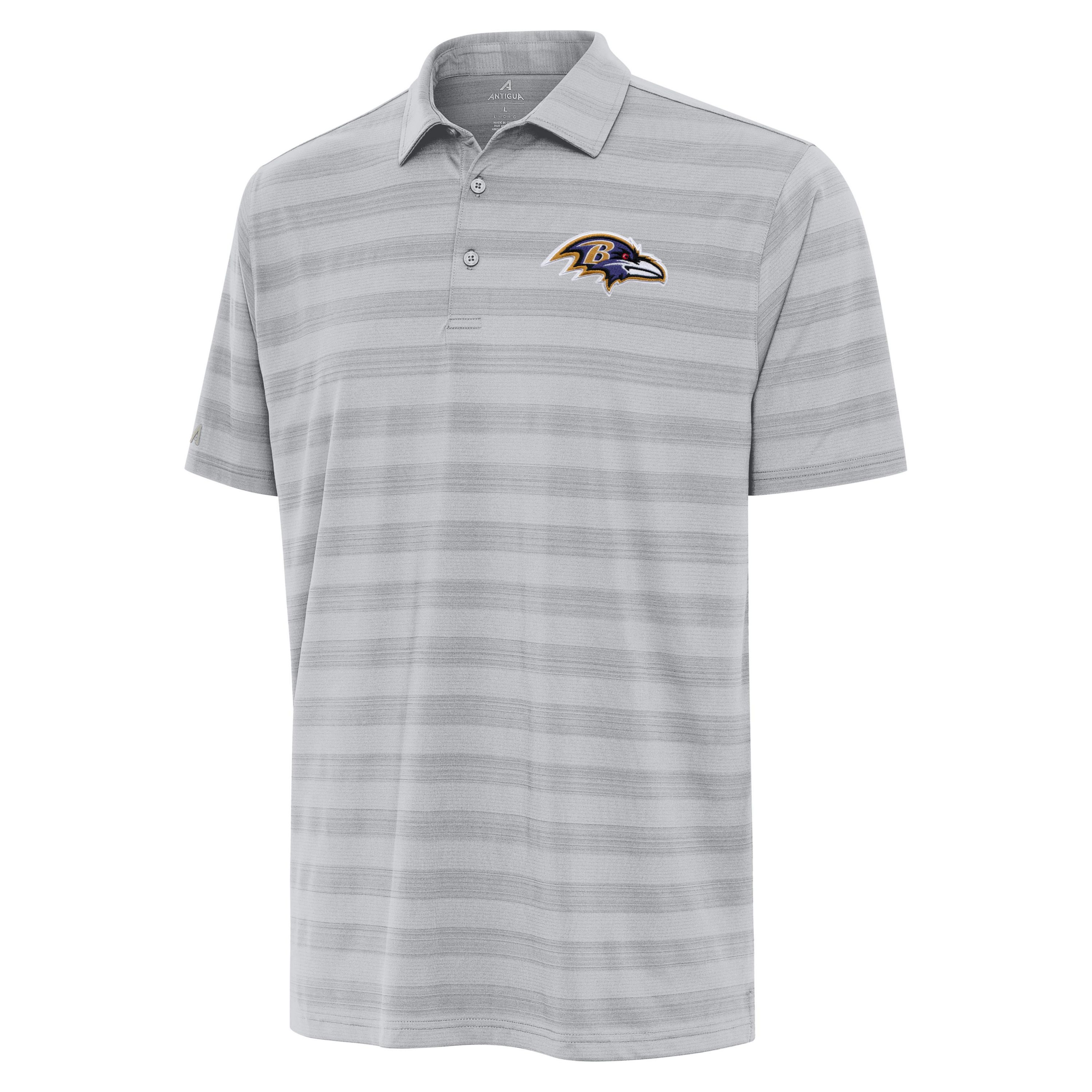 Antigua NFL Baltimore Ravens Mens Tunnel Polo Tall