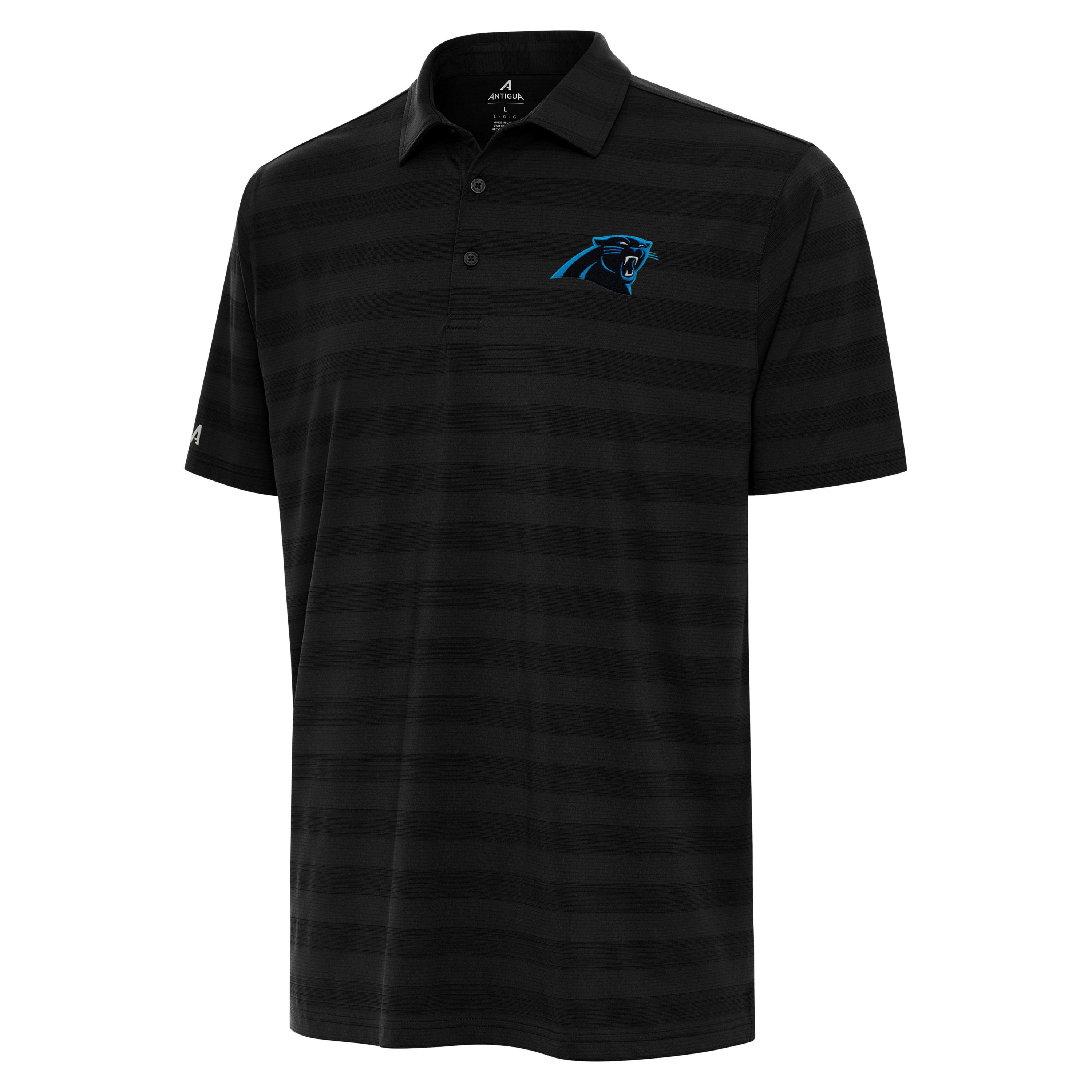 Antigua NFL Carolina Panthers Mens Tunnel Polo Tall