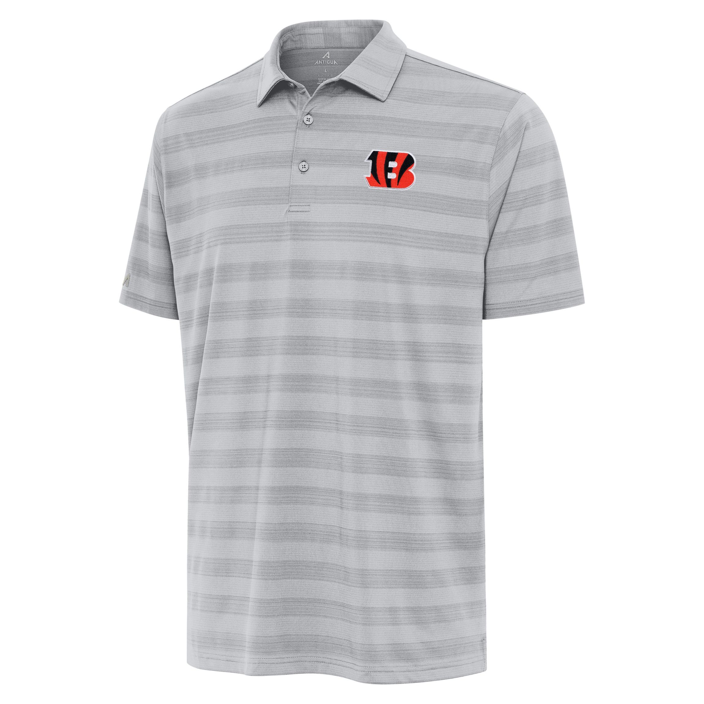 Antigua NFL Cincinnati Bengals Mens Tunnel Polo Tall