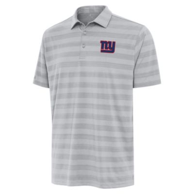 Antigua NFL New York Giants Men's Tunnel Polo Tall, Grey, XL Tall