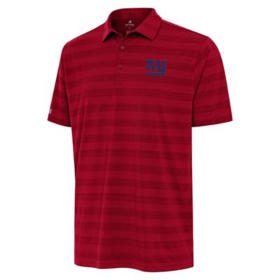Antigua NFL New York Giants Men's Tunnel Polo Tall, Red, XL Tall