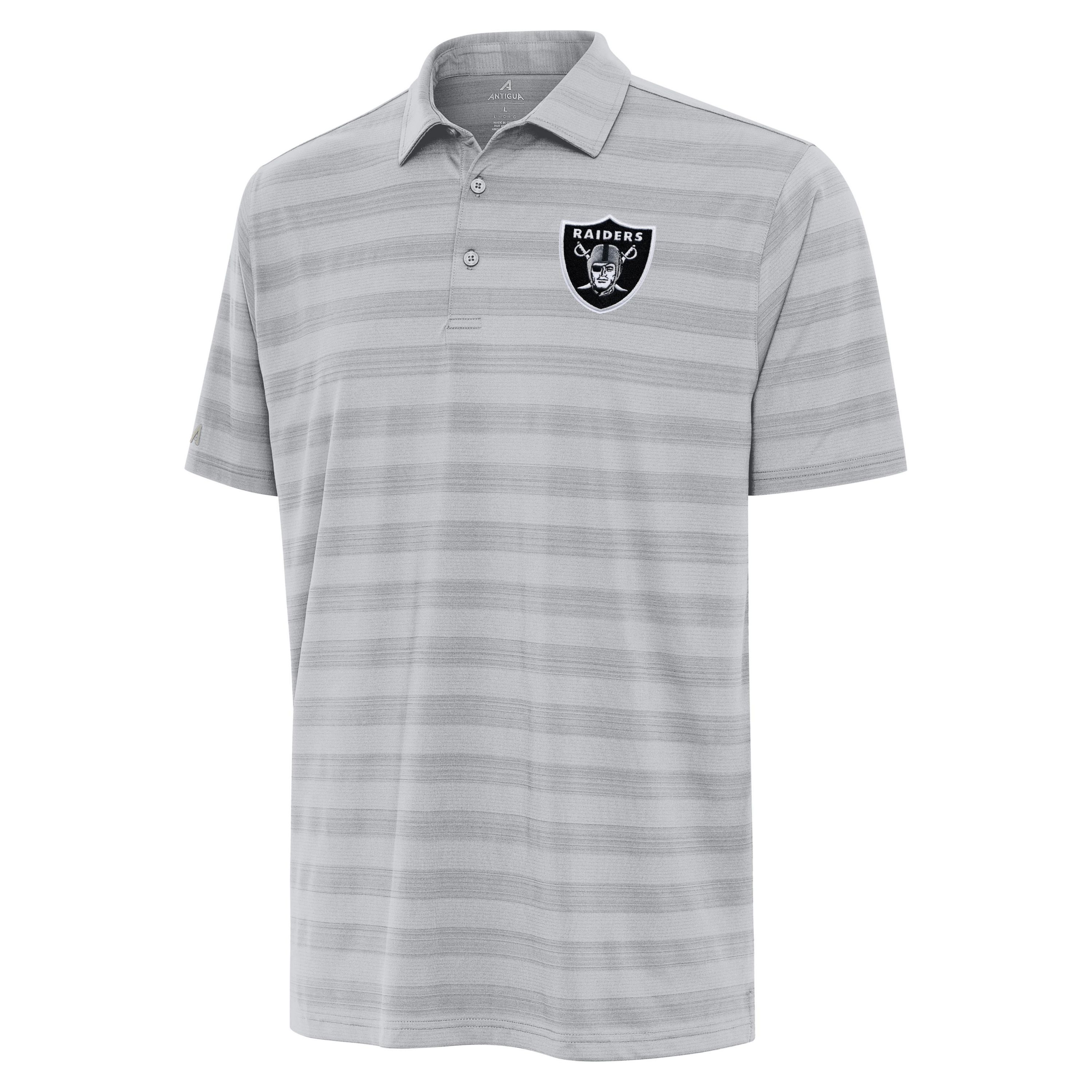 Antigua NFL Las Vegas Raiders  Mens Tunnel Polo Tall